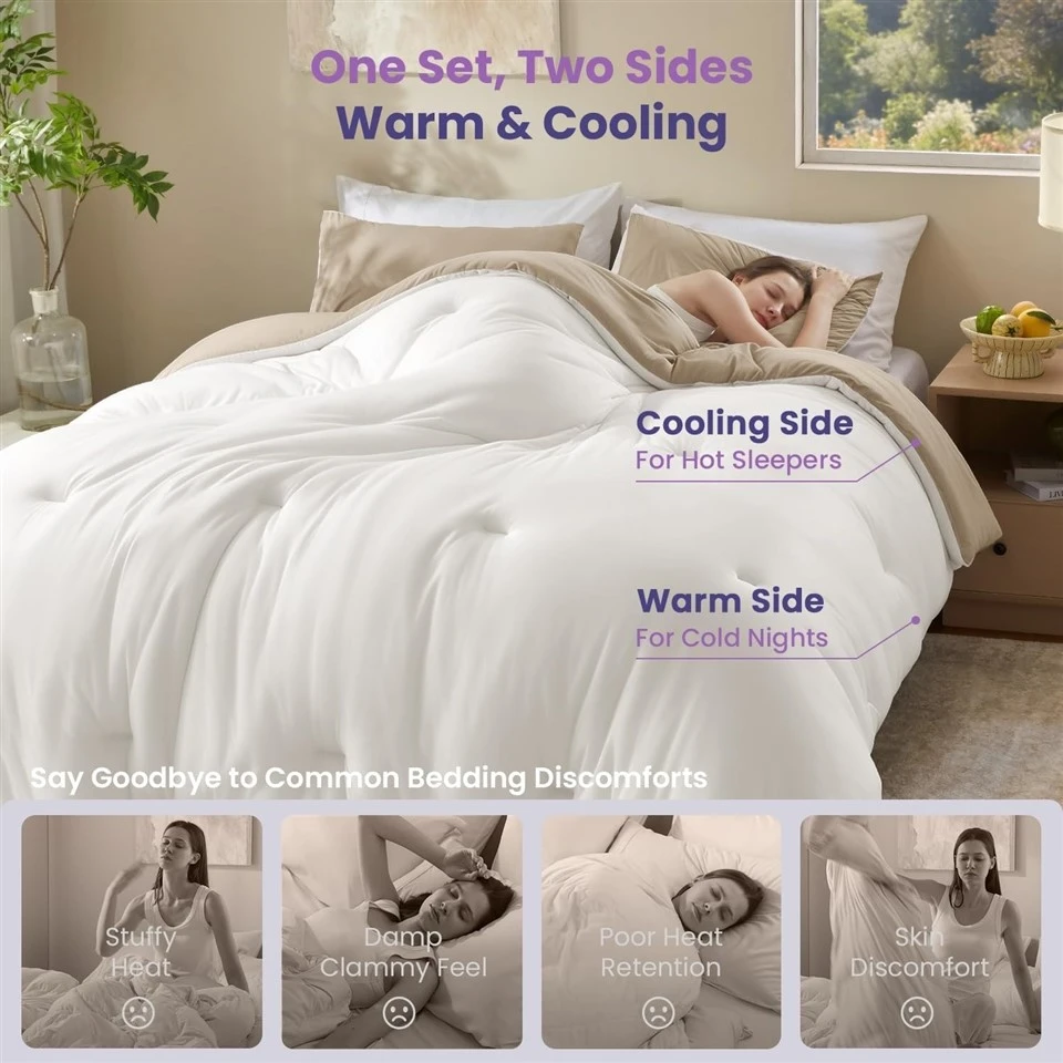 2-in-1 Reversible Warm & Cooling Comforter factory 2-in-1 Reversible Warm & Cooling Comforter factory