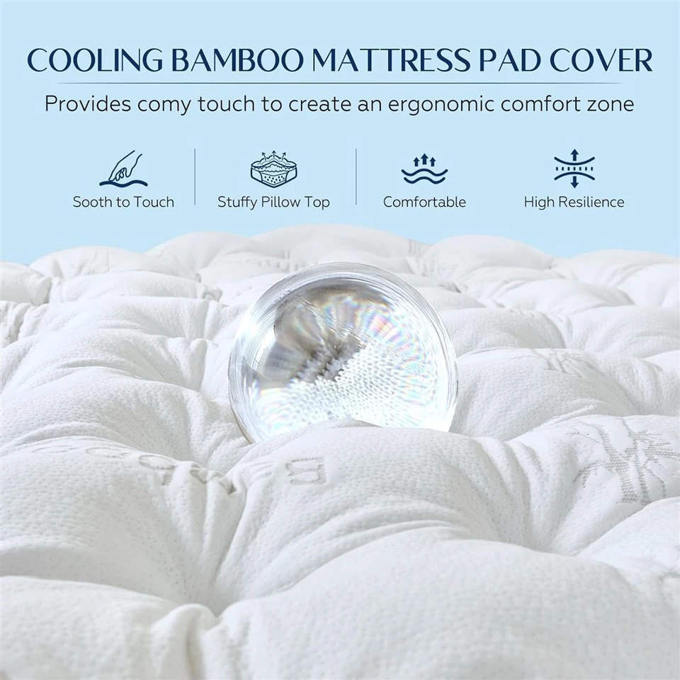 5 Inch Bamboo Memory Foam Mattress Topper best