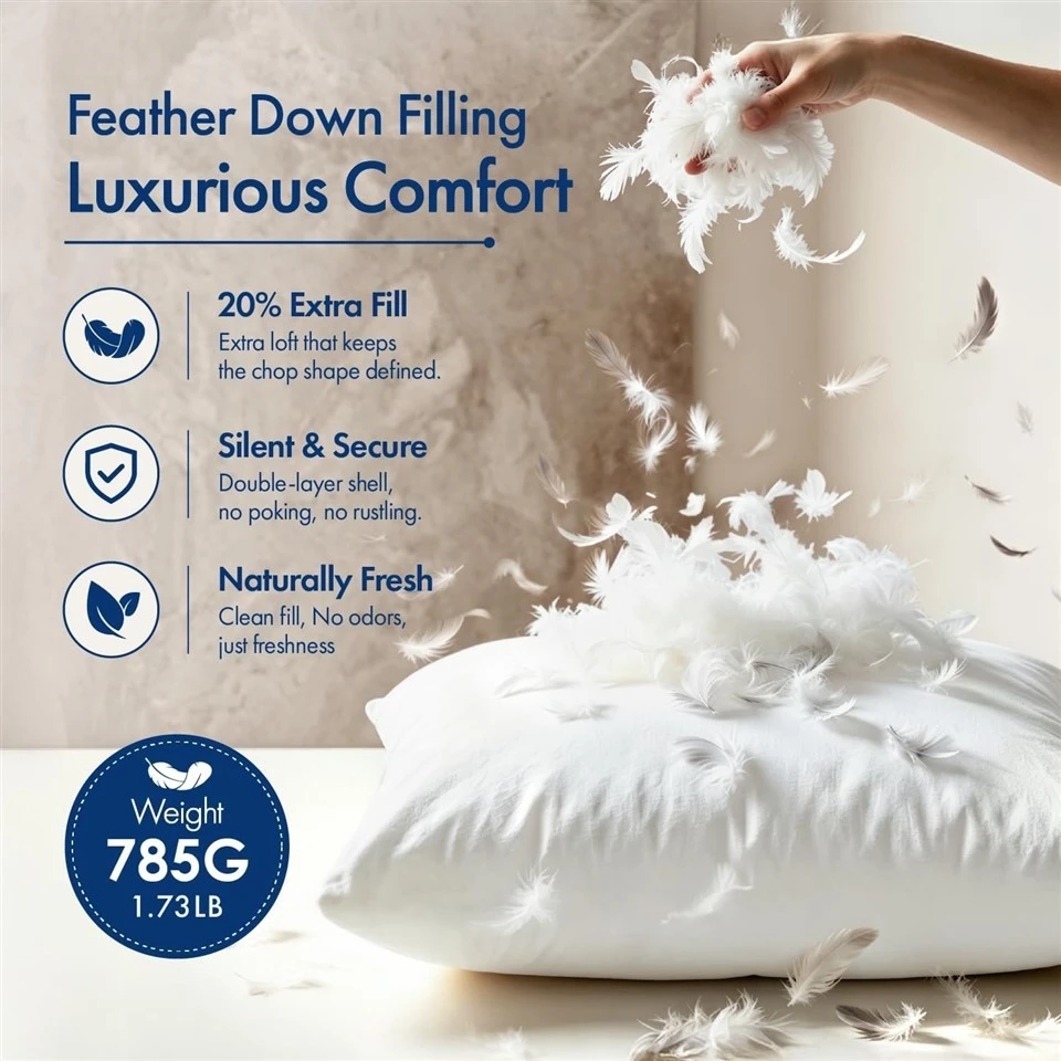 Feather And Down Throw Pillow Insert factory